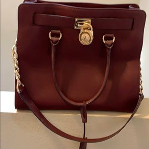 Large dark purple Michael Kors Handbag